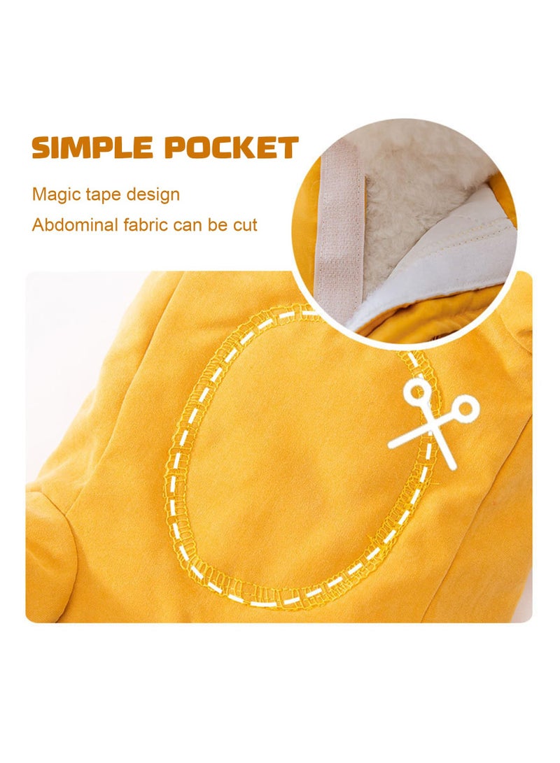 Dog Winter Coat, Warm Winter Jumper Sweater Soft Sweatshirt for Cold Weather Soft and Warm for the Animal and Easy to Wear Puppy Winter Apparel Outdoor Clothes Dog Cat Cosy Coat for Small Dogs - Image 5